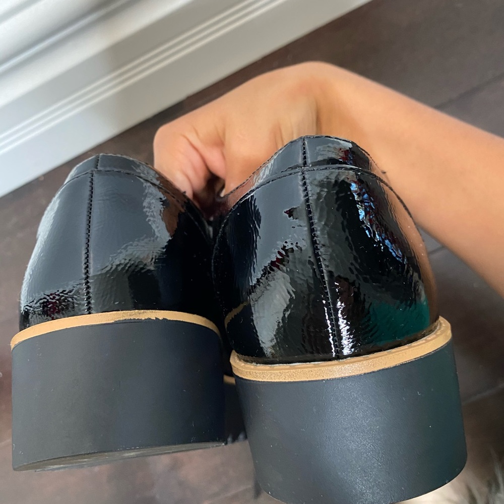 Chinese Laundry Black Vinyl Platform shoe - Picture 5 of 6